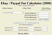 eBay/Paypal fee calculator